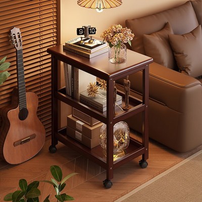 沙发边几角几可移动茶几小桌子客厅实木边桌侧边柜卧室床头置物架