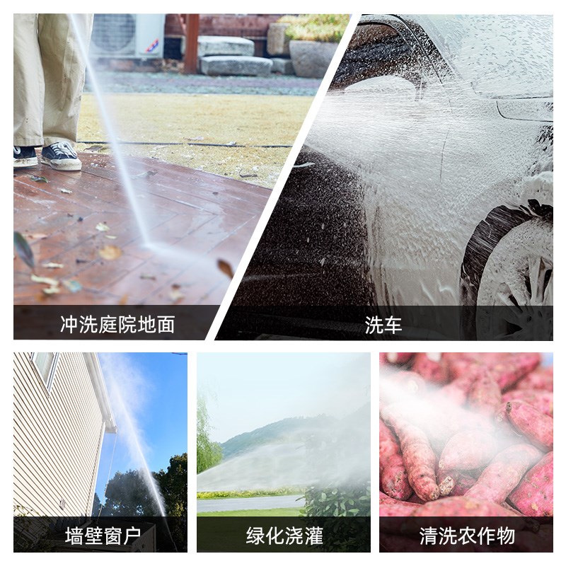 安露高压洗车机神器家用220v便携式刷车水泵抢大功率强力清洗水枪