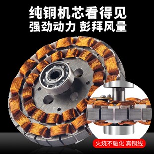 长城吊扇家用客厅1400mm铁叶工业餐厅宿舍大风力吊顶静音56寸风扇