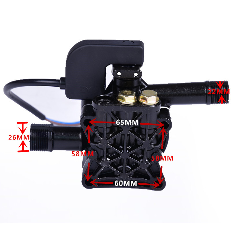 高压家用220V港猫黑猫金丝猫1508便携清洗机洗车机洗车泵泵头配件