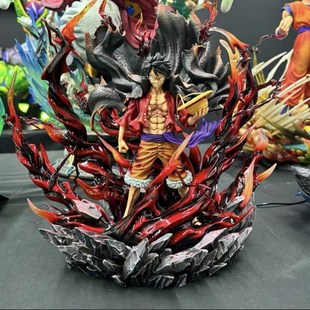 海贼王系列模玩周边摆件霸王色霸气路飞站姿手办动漫雕像模型礼物