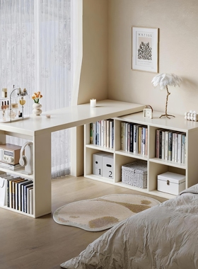 实木书桌转角办公桌子工作台卧室床边电脑桌高级感l型梳妆台MF56