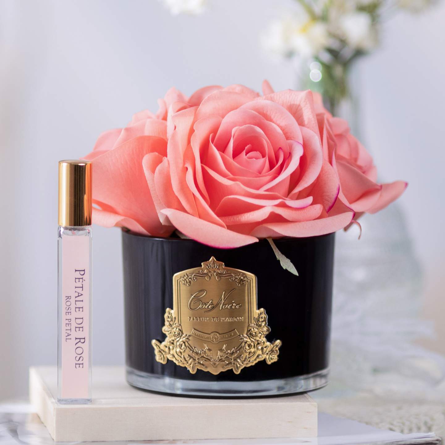 玫瑰香薰摆件情人节礼物