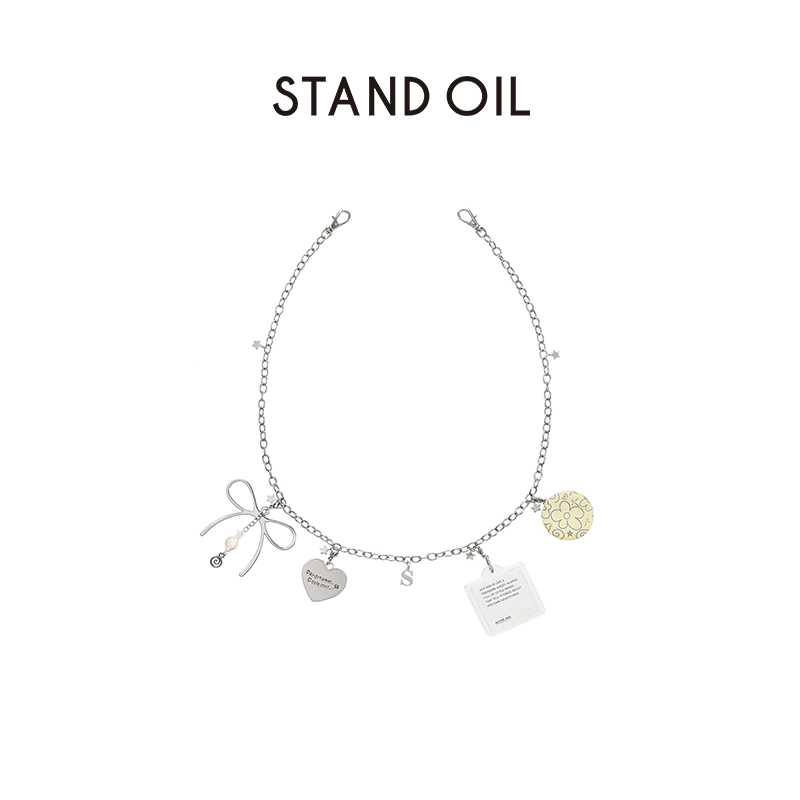 韩国standoil趣味链条挂饰菲卡包流浪包挂饰25新款简约包包挂件女