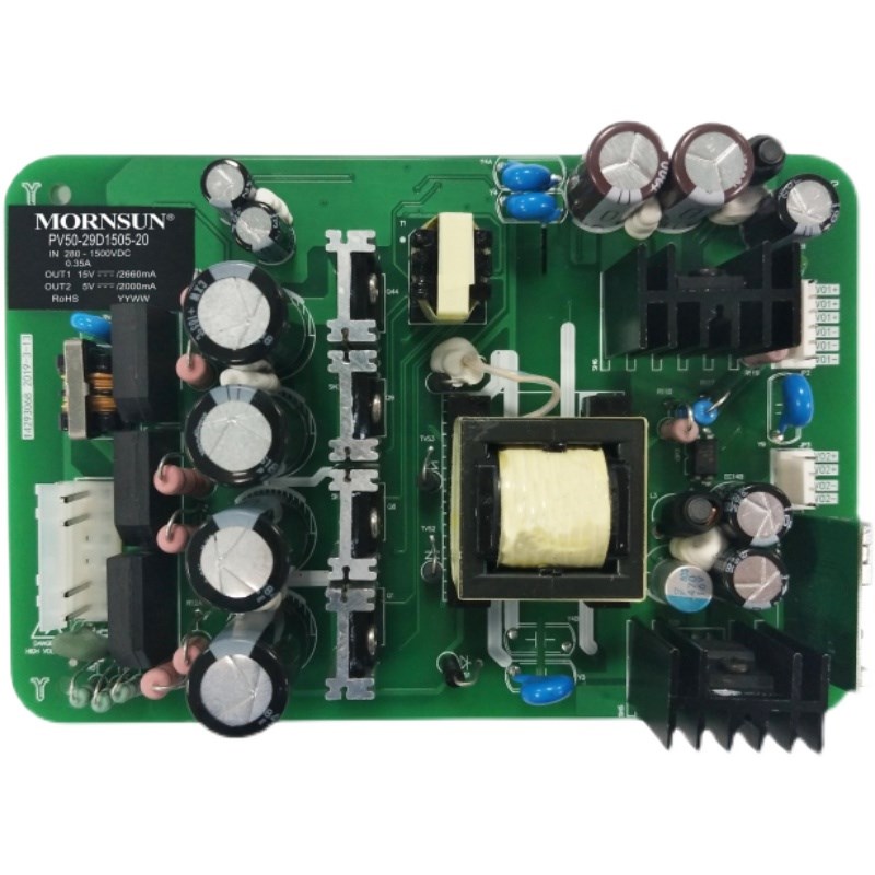 PV50-29D1505-20金升阳150-1500V转15V2.66A 5V2A新能源隔离电源