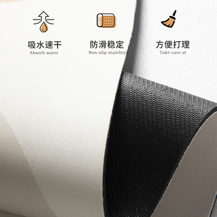 新中式茶席茶台吸水凉垫矽藻泥垫子实木茶桌垫布炕几桌旗禅意沥水