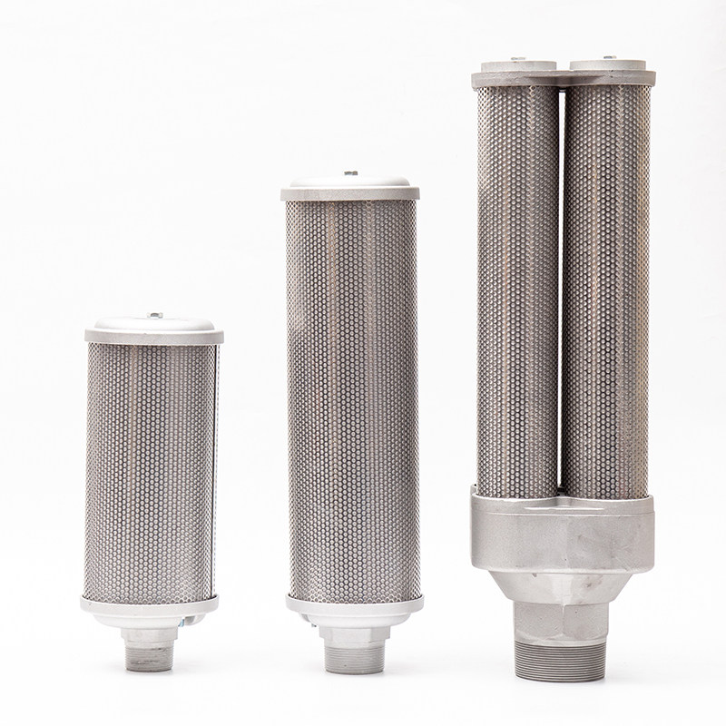 冷干机吸干机除湿机排气消音器M-05/07/10/12高压4分6分1寸1.5寸