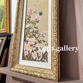 饰画 中古小众复古南洋风客厅卧室玄关花卉组合装 可可 画廊新中式