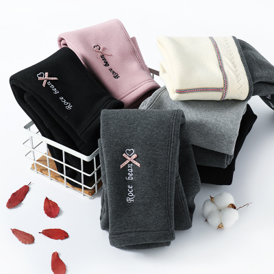 冬季女童内搭裤加绒加厚一体绒外穿羊羔绒裤子冬季棉裤儿童保暖裤