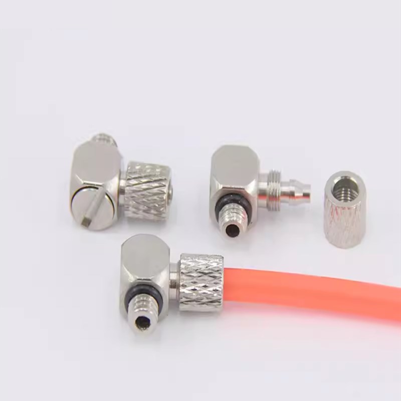 气动缸小型微型PC直通m3/m5-4迷你快拧快速气管接头PL弯通6-m5/m6