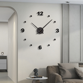 时钟 个性 免打孔钟表挂钟客厅3D立体时尚 创意艺术墙贴简约时尚