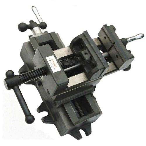 雅赛崎十字平口钳精密重型台虎钳台钻铣床用十字台钳3寸4寸平口钳