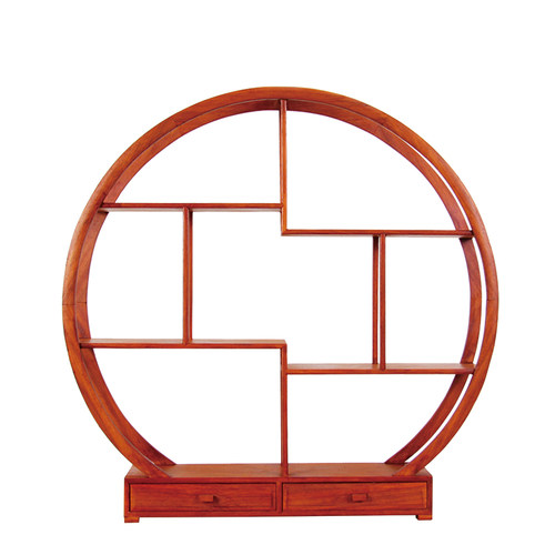 红花梨博古架 实木小型桌面多宝阁 客厅茶室收纳展示木架茶壶底座