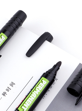 12支宝克MP2903A记号笔可加墨水黑色红蓝大头笔防水物流快递笔大