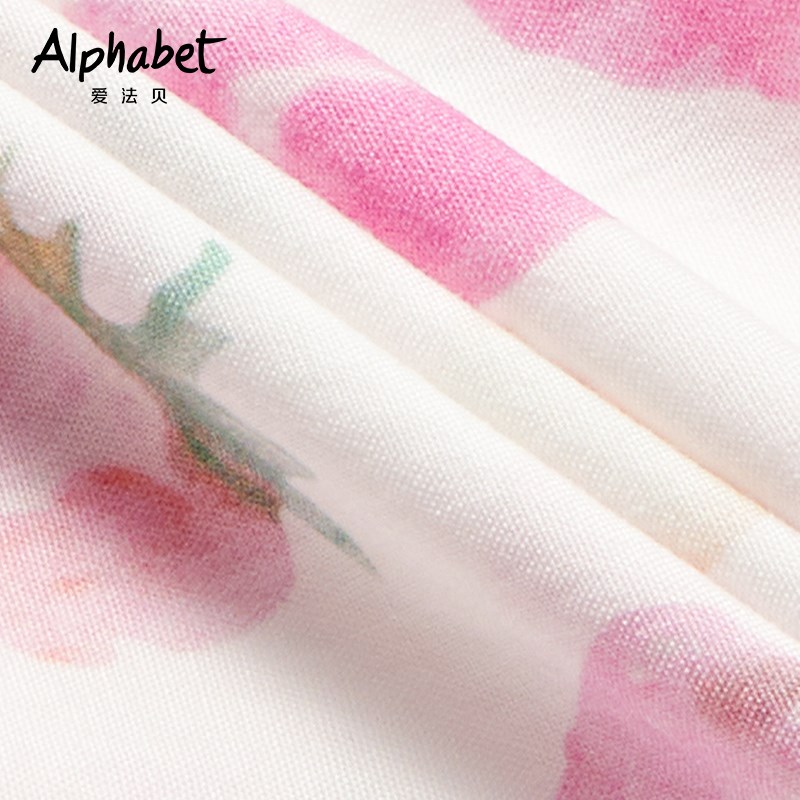 爱法贝童装2024夏季新款女童家居服儿童睡衣2件套套装