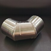 加厚定制201不锈钢弯头家用柴火灶取暖火炉烟筒弯管锅炉排烟配件