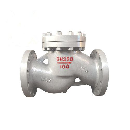 铸钢法兰升降式止回阀H41H-16C法兰单向阀DN50 65 80 100 150 200