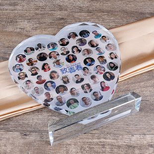 实用老同学周年聚会纪念品照片相片相框摆台制作毕业合影定制礼物