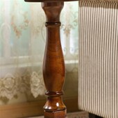 实木小圆桌美式 简约圆茶几小茶几边几角几咖啡电话桌 沙发边桌欧式