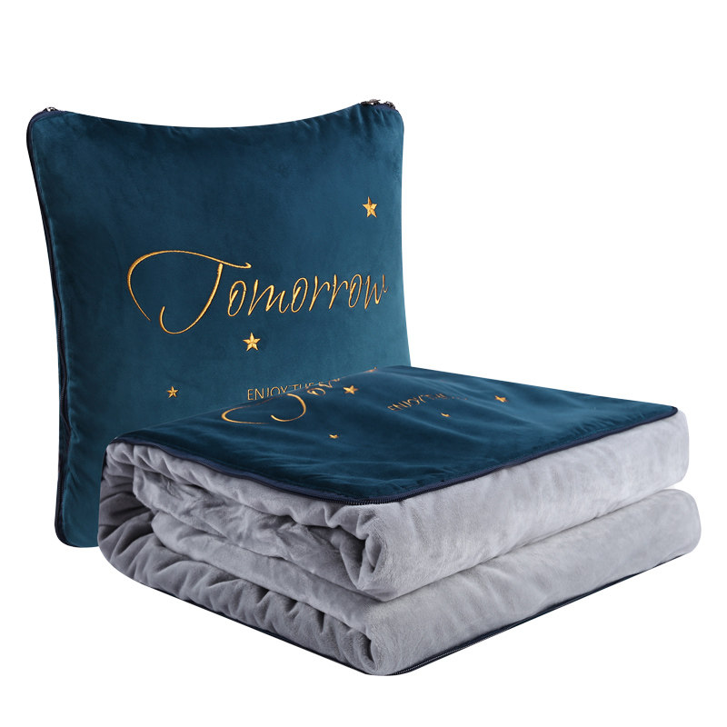 抱枕被子两用多功能办公室二合一午睡毯四季通用空调折叠被折叠毯,居家布艺,抱枕被,淘宝优惠券,粉丝福利购,淘宝优惠卷