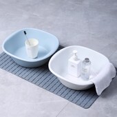 家用洗脸盆大中小号大学宿舍洗衣洗脚可叠加塑料盆子新生宝宝面盆