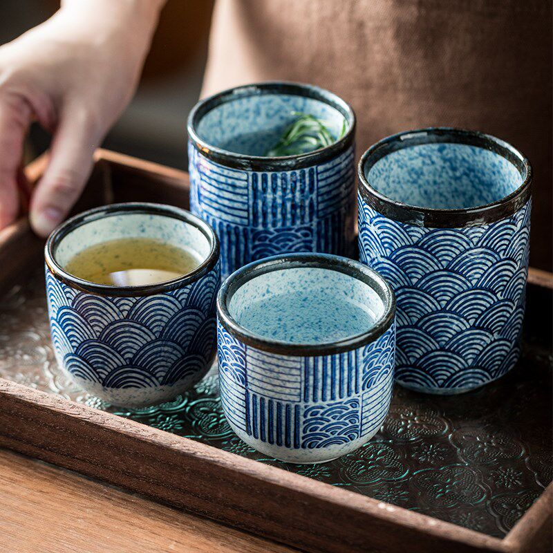 高颜值复古高档陶瓷茶杯功夫个人茶水杯品茶杯子单个喝绿茶红茶杯