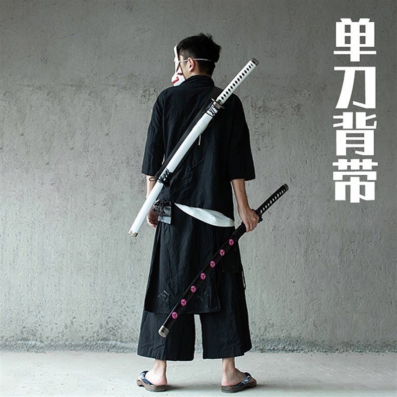 死侍双刀背袋挂腰带护具表演舞台刀剑武术剑套带鞘拔刀剑布袋成人,特色手工艺,剑袋,淘宝优惠券,粉丝福利购,淘宝优惠卷