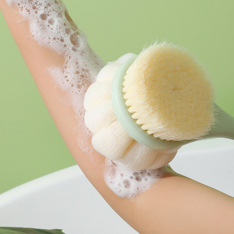 洗澡抓背神器洗澡刷女士专用双面两用后背不求人搓背沐浴刷搓澡巾