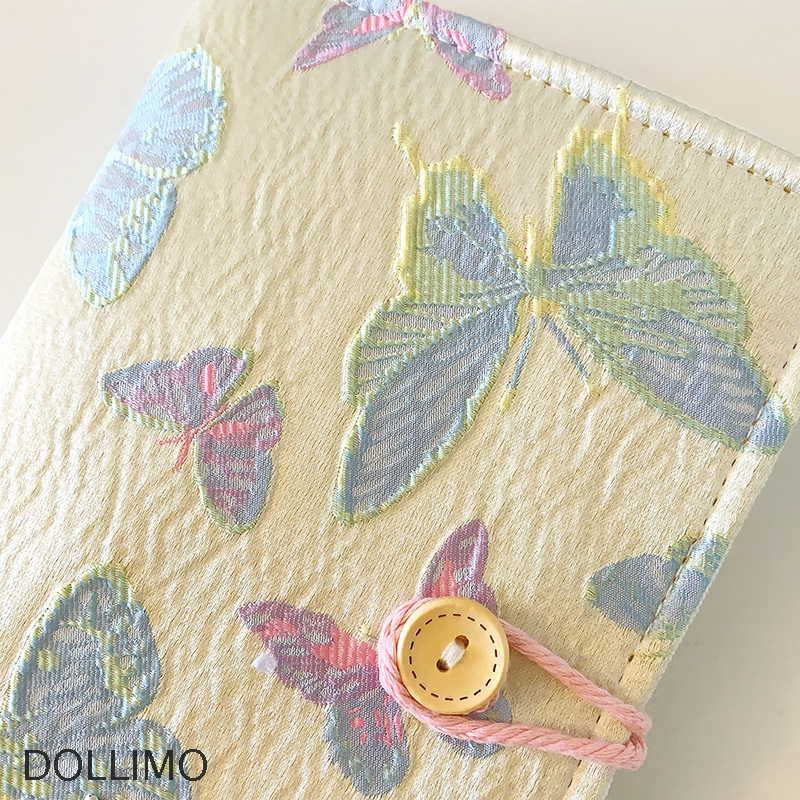 Do家  手帐本A5A6 浮光浅蝶浮雕小立体感可拆卸活页笔记本 复古厚