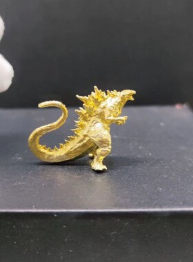 纯铜机械红莲哥斯拉大战金刚怪兽之王恐龙玩具手办摆件模型儿童节