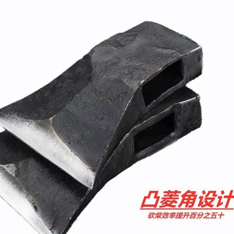 木工专用边刃斧手工锻打木匠偏钢斧劈柴砍树单边斧子单面斧头老式