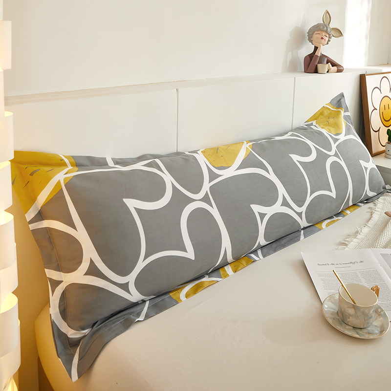 A类情侣全棉双人长枕头套家用网红加长枕套单个可水洗枕芯内胆套