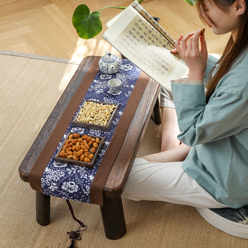 飘窗茶几小桌子榻榻米四足地桌日式炕桌茶台桌阳台实木炕几小矮桌
