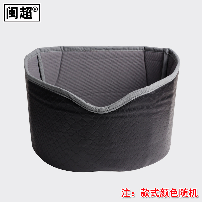 闽超 电动车自行车车筐内衬 前车篮内篓山地车带盖 车篮框内罩