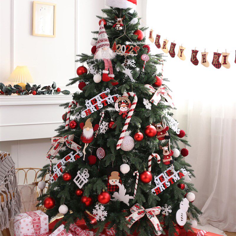 圣诞树家用2022新款大型圣诞节DIY布置装饰品小氛围场景摆件套餐