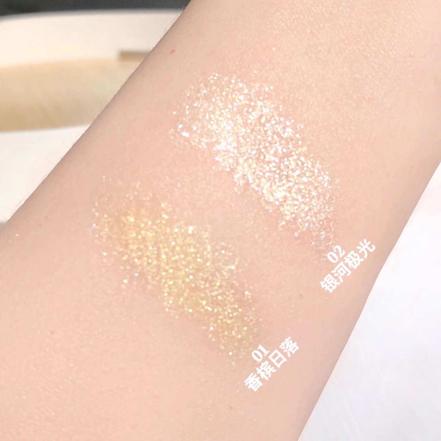 正品妈生感卧蚕笔女高光提亮珠光爆闪亮晶晶勾勒笔两用不晕染哑光