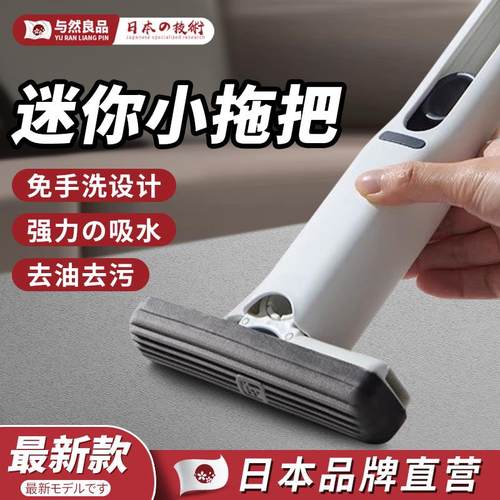 【德国联营】迷你手持小拖把桌面厨房卫生间便携免手洗擦桌神器