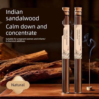 印度老山檀香线香天然古法手工熏香室内书房茶室香气悠远静心凝神