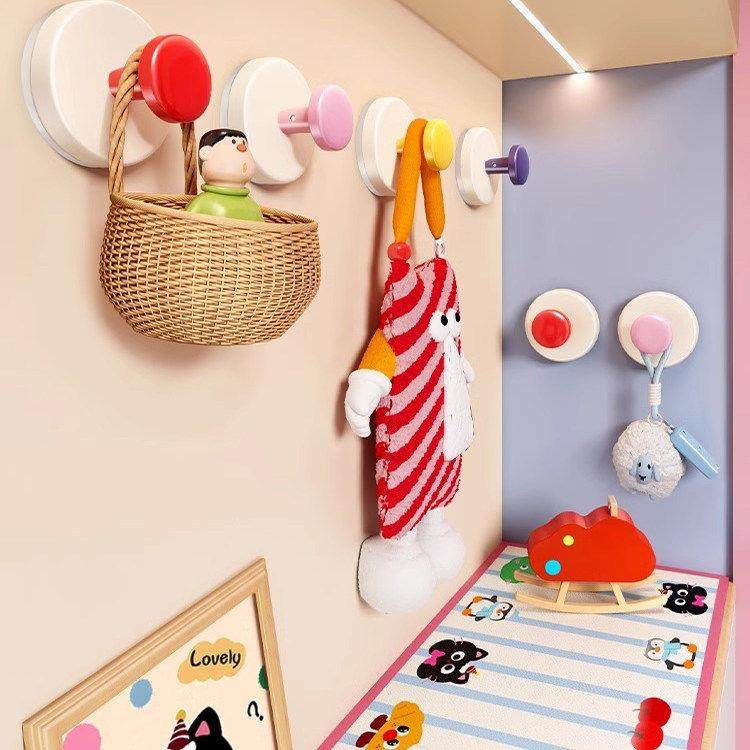 吸盘玄关挂钩强力承重黏胶免打孔入户门口放钥匙神器帽子置物黏贴,收纳整理,挂钩/粘钩,淘宝优惠券,粉丝福利购,淘宝优惠卷