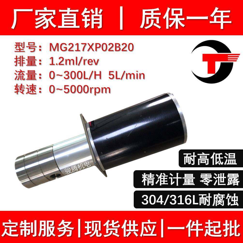 B20微型磁力泵齿轮无脉冲精准计量耐酸碱水油腐无泄漏不锈钢厂家