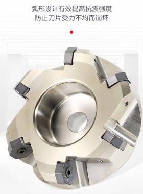 TFM45快进给铣刀盘45度平面刀盘XNMU070508通装金鹭澳克泰 瓦尔特