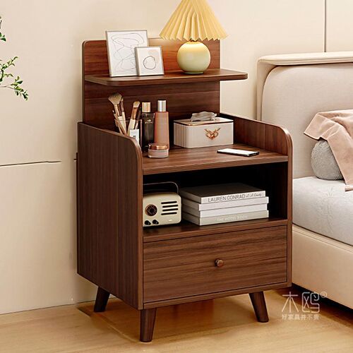 网红床头柜高柜超窄小边几家用卧室多功能带锁床边侧边柜ZTM052