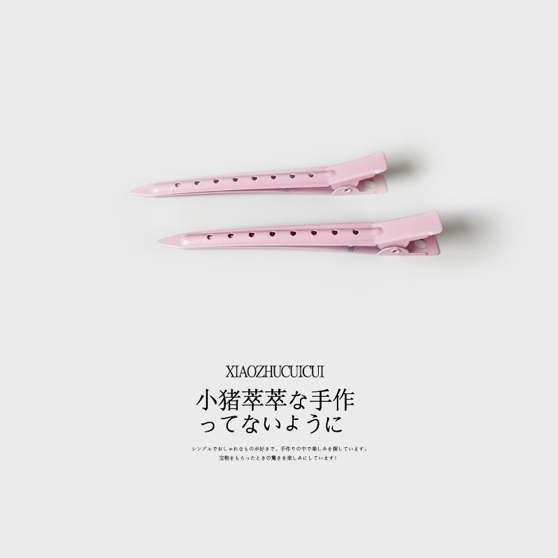 ins简约无痕发夹高颅顶