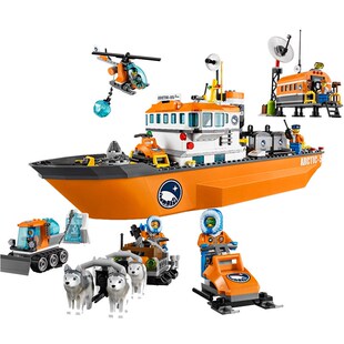 城市北极探险系列极地破冰船u60062巨轮拼装积木子具男孩玩6岁礼