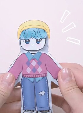 换POP猎魔女团男团盲袋周边K装z解压儿童手工创意di益y智玩具材料