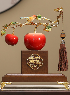 如意摆件乔迁新居礼品搬家礼物新中式客W厅电视柜装饰