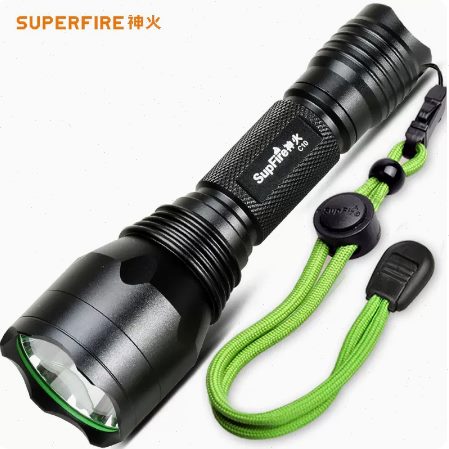 SupFire神火C10S超亮手电筒可充电户外L2骑行远射防水小便携灯led