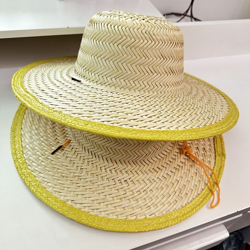 竹子编织制品草帽男出游遮