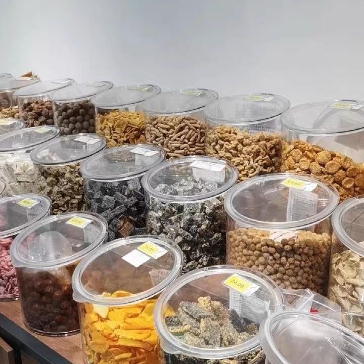 干果炒货密封盒圆形加厚透
