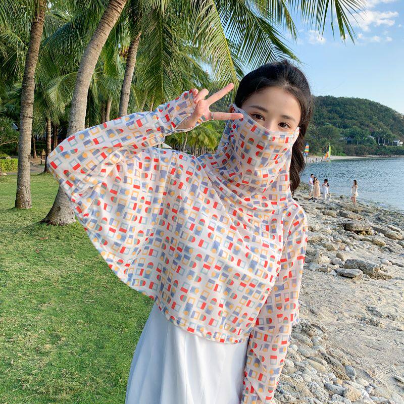 防晒披肩女夏季长袖开车风